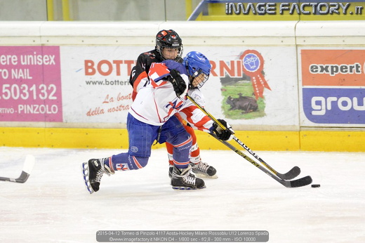 2015-04-12 Torneo di Pinzolo 4117 Aosta-Hockey Milano Rossoblu U12 Lorenzo Spada